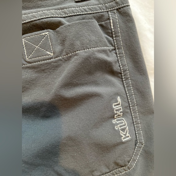 Kuhl Renegade Nylon Cargo Shorts Gray Mens Size 38 Performance Hiking - Picture 10 of 12